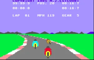 Speed King Commodore 64 screenshot